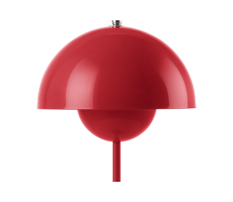 Flowerpot Style Table Lamp Yellow – Repro - Main Image